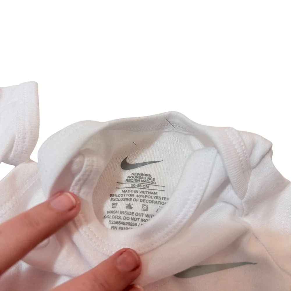 Athletic Nike Indiana University Hoosiers Bodysuit Set Newborn White Red 2pc